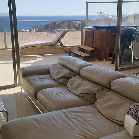אילת Top-Luxury Exclusive Аpt With Jacuzzi In Front Of The Sea מראה חיצוני תמונה