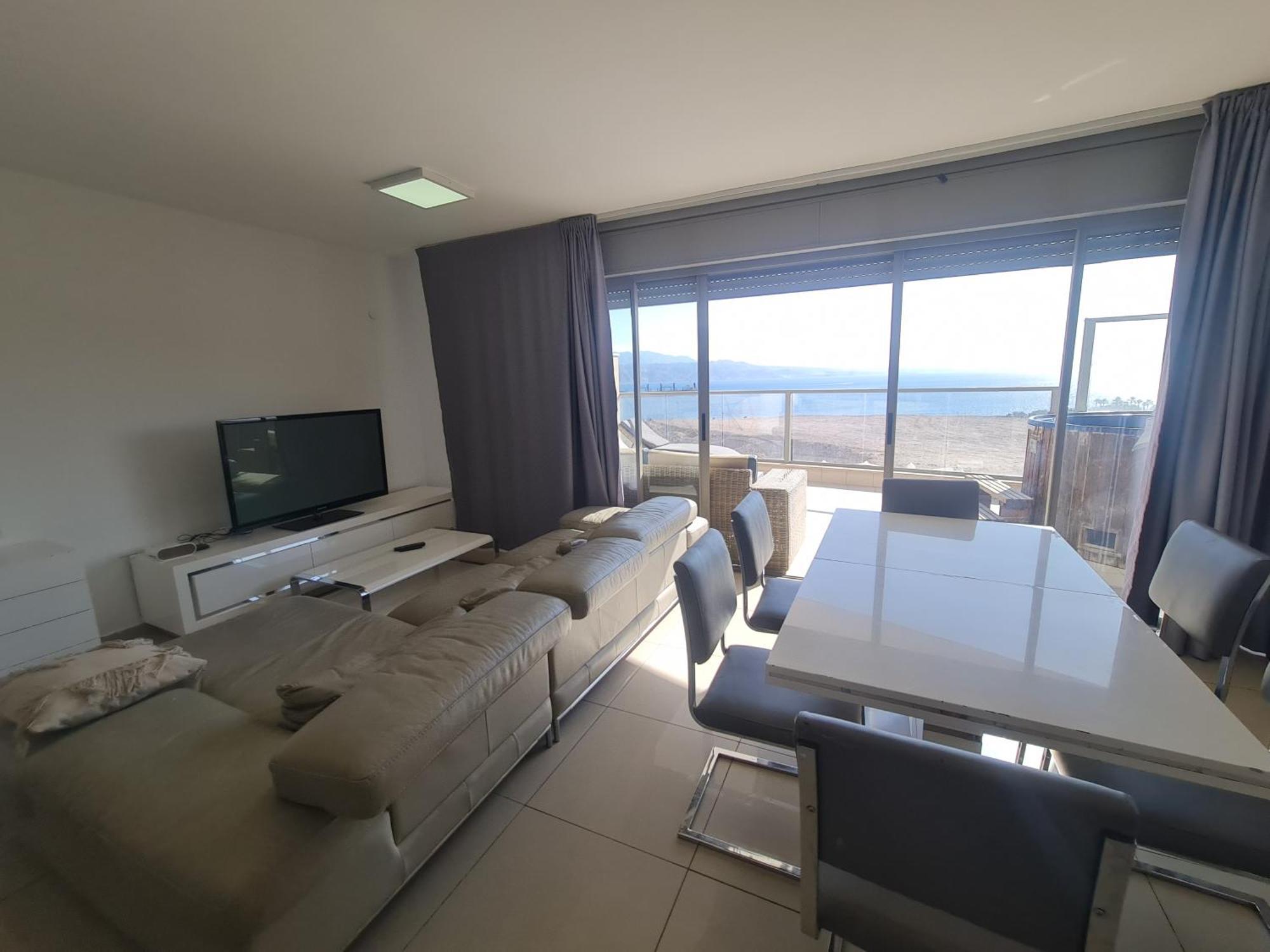 אילת Top-Luxury Exclusive Аpt With Jacuzzi In Front Of The Sea מראה חיצוני תמונה
